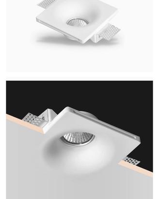 Eurekaled 10pz Portafaretto in Gesso CERAMICO d