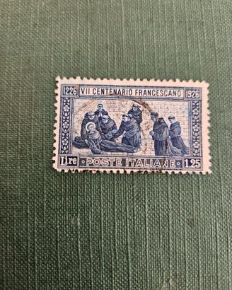 Francobollo VII centenario Francescano