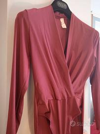 Body in jersey rosso porpora