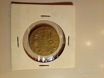 peso monetale lire 20 Savoia
