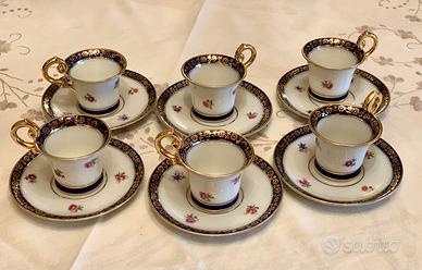 DELIZIOSE TAZZINE IN PORCELLANA ROYAL SAXE