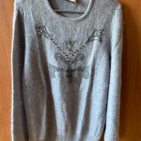 Maglione donna grigio , woman’s pullover grey