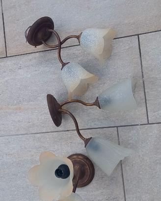 Lampadari in ferro battuto