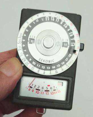 Sekonic Auto-Range L-216 Esposimetro Vintage