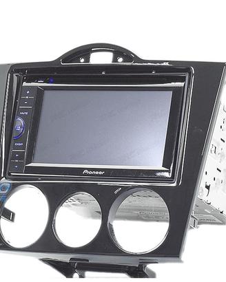 CORNICE NERA LUCIDA RADIO 2-DIN PER MAZDA RX-8 03-