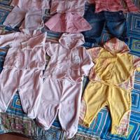 Lotto vestiti bambina 6 mesi autunno/inverno