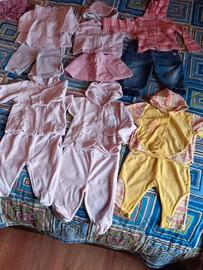 Lotto vestiti bambina 6 mesi autunno/inverno