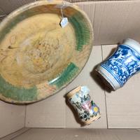 Lotto maioliche varie manifatture