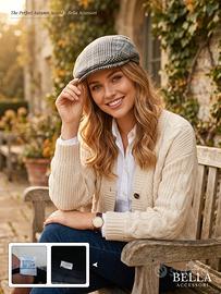 Berretto flat cap Bella accessori fantasia princip