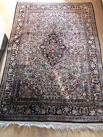Tappeto persiano Qom in seta 153x106 cm