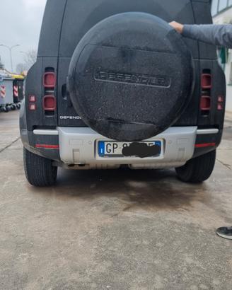 copri ruota defender nero
