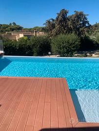 Villasimius, Notteri Timi Ama, villa con piscina