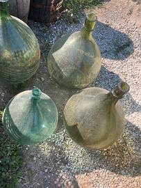 Damigiane in vetro soffiato per vino