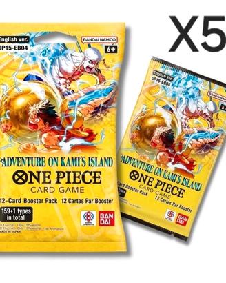ONE PIECE PACK X5 OP15 ENG ADVENTURE ON KAMI'S ISL