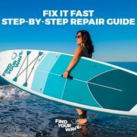 TAVOLA DA SUP GONF. "FIND YOUR WAVE" VERDE OCEANO