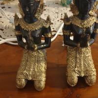 Statuine Teppanomin bronzo, angeli mitologici 