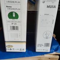 lampade e lampadari ancora imballati nuovi