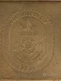 accendino zippo vintage in ottone del 1991