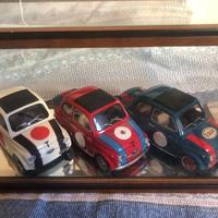 3 FIAT 500 Giannini 1/18 Andy Model da Burago