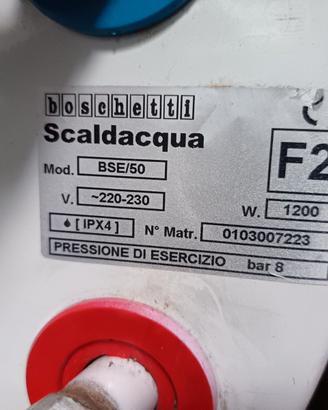 Boiler scalda acqua
