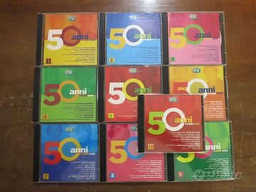 50 ANNI DI CANZONI ITALIANE - 10 CD - TV Sorrisi
