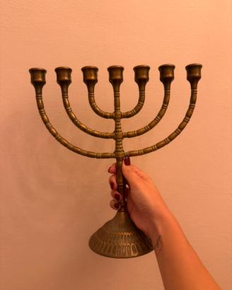 Candelabro Menorah vintage