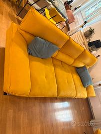 DIVANO E POLTRONA DONDI SALOTTI GIALLO