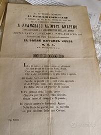 locandina  a Francesco Aliotti