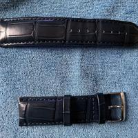 cinturino in pelle blu per orologi Tissot ansa 22
