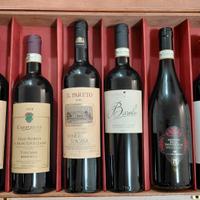 Cassetta di vini pregiati italiani 
