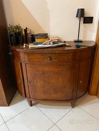 Credenza mobile a mezzaluna