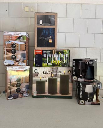 Set lampade per interno/esterno