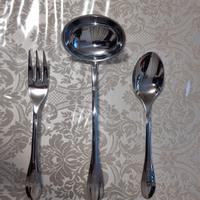 Elegante servizio di posate in acciaio inox da 75 