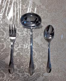 Elegante servizio di posate in acciaio inox da 75 