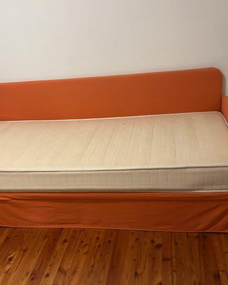 Divano letto singolo con secondo letto estraibile