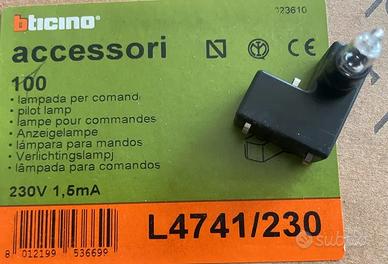 bticino lampadina L4741/230