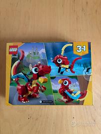 LEGO Creator 31145 3in1 Drago Rosso