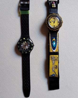 Swatch Scuba 200 Shamu '92 e NY '98 Access usati
