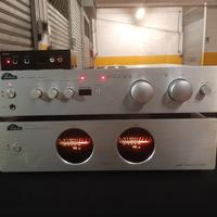 AERON PA01 PRE-AMPLIFIER + AA01 POWER AMPLIFIER 