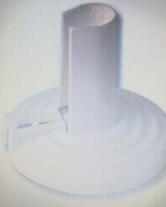Rosette bianche per tubi termosifone