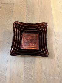 Ciotola ornamentale in vetro