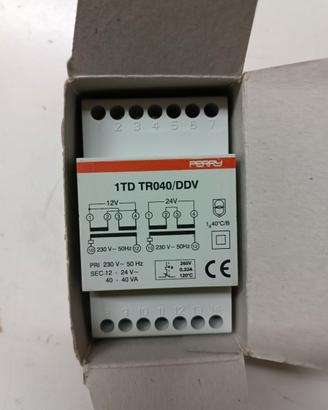 Trasformatore di Sicurezza PERRY 1TD TR040/DDV