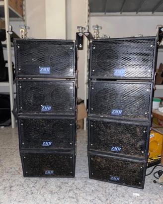 Line Array ZMB Fireblue TOP-265 – 8 Moduli Profess