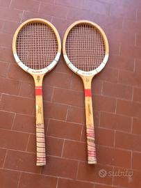 Racchette da tennis in legno vintage