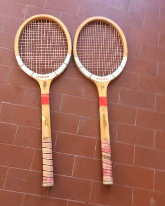 Racchette da tennis in legno vintage