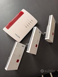 Modem Fritzbox 7530AX + 3.Fritz!Repeater 2400