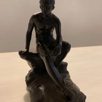 Antico HERMES o MERCURIO A RIPOSO,bronzo Chiurazzi