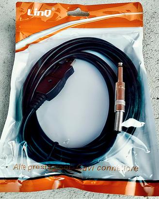 CAVO ADATTATORE JACK 6,5MM-USB LINQ KL3623