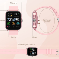 Smartwatch rosa nuovo impermeabile
