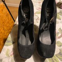 Scarpe in velluto nere Jeffrey Campbell